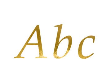 Letter Stickers Goud, Ophalen of Verzenden, Nieuw