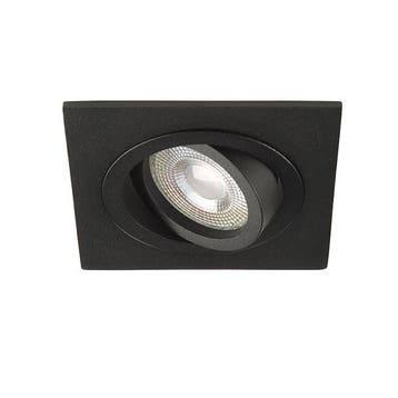 Spotje zwart | Inbouwspot LED | Kantelbaar inbouwarmatuur, Verzenden, Nieuw, Plafondspot of Wandspot