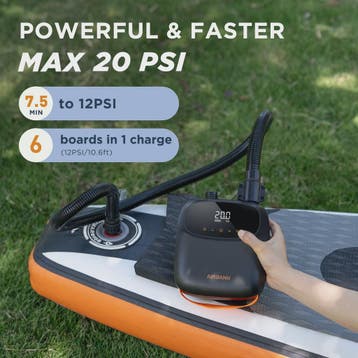 Oplaadbare 20PSI Elektrische Luchtpomp voor SUP, Kajak, Boot, Verzenden, Nieuw