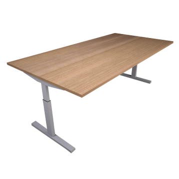T-poot vergadertafel, rechthoek model, 200x100cm, Overige plaatsen, Ophalen of Verzenden, Nieuw in verpakking, Bureau