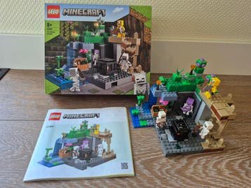 LEGO Minecraft De skeletkerker Speelgoed Halloween  21189, Zo goed als nieuw, Complete set, Lego, Minecraft