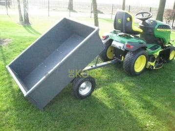 ZWARE AANHANGWAGEN T.B.V. ZITMAAIER, Tuin en Terras, Ophalen of Verzenden, Nieuw