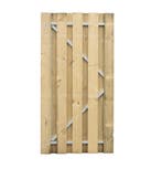 Poortdeur Jumbo Vuren Geschaafd op Stalen Frame 100 x 180 cm, Tuin en Terras, Schuttingen, Nieuw