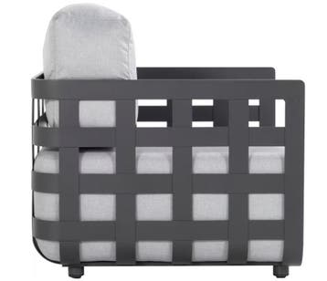 2dekans | Hartman Cestelli Loungestoel Aluminium Charcoal –, Ophalen of Verzenden, Zo goed als nieuw