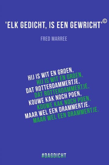 Elk Gedicht, Is Een Gewricht | Fred Marree | Nieuw, Ophalen of Verzenden, Nieuw, Fred Marree
