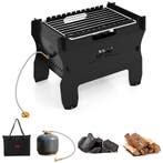 LIVSK 2-in-1 Campinggrill - Draagbaar met Butaan en Houtskoo, Tuin en Terras, Vuurtafels, Verzenden, Nieuw