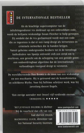 Het Juvenalis dilemma 9789021008950 Dan Brown, Verzenden, Gelezen, Dan Brown