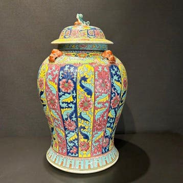Balustervaas - Porselein - China - Qing Dynastie (1644-1911)