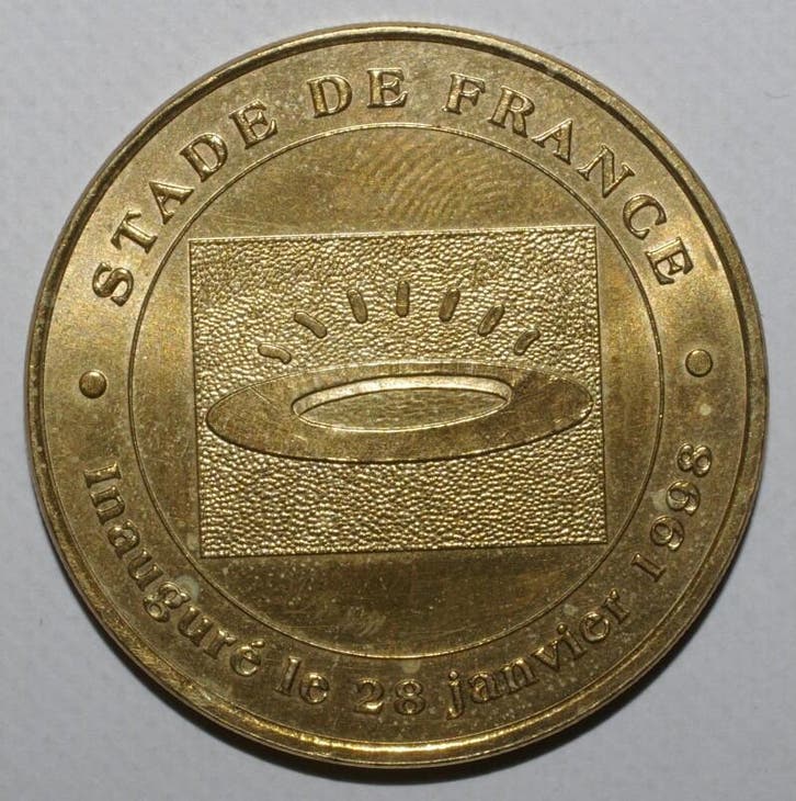 Komitat 93 Saint Denis Stade De France Inauguriert Am 28..., Postzegels en Munten, Penningen en Medailles, Verzenden