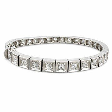 Armband - 18 karaat Witgoud, Exclusieve 18k witgouden, Nieuw