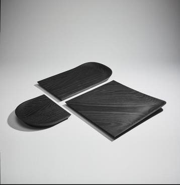 Clémence Birot - Dienblad (3) - Creux - Serie van 3 plateaus, Antiek en Kunst