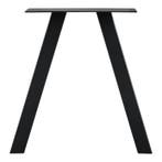 Stalen A tafelpoot set van 2 meubelpoot 40x12x40 cm zwart, Huis en Inrichting, Tafelonderdelen, Verzenden, Nieuw