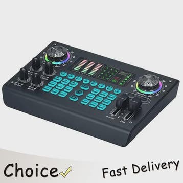 Professionele Mixer Soundcard voor Live Streaming en E-comme, Verzenden, Nieuw