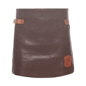 GGM Gastro | (6 Stuks) KARLOWSKY | Schort met Leren |, Verzenden, Nieuw, Overige kleuren, Schort