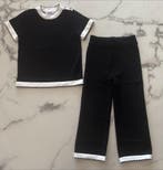 Meisjes set 2 delig Zwart, Kinderen en Baby's, Kinderkleding | Kinder-kledingpakketten, Verzenden, Nieuw, Overige maten