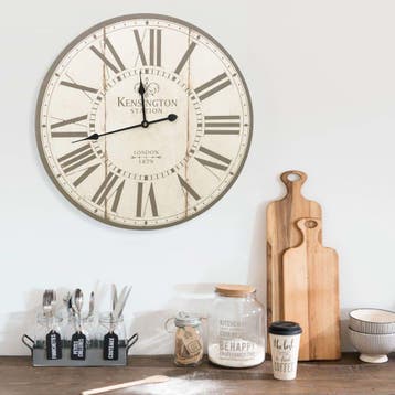 vidaXL Wandklok vintage stijl 60 cm Londen, Huis en Inrichting, Woonaccessoires | Klokken, Verzenden, Nieuw