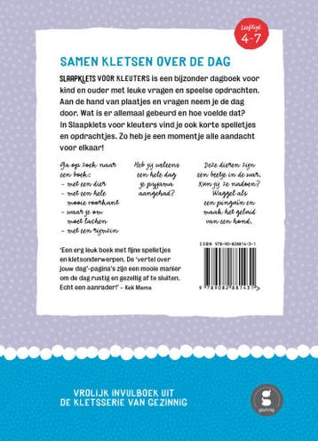 Slaapklets! voor kleuters / deel 2 9789082881431, Verzenden, Gelezen, Michal Janssen