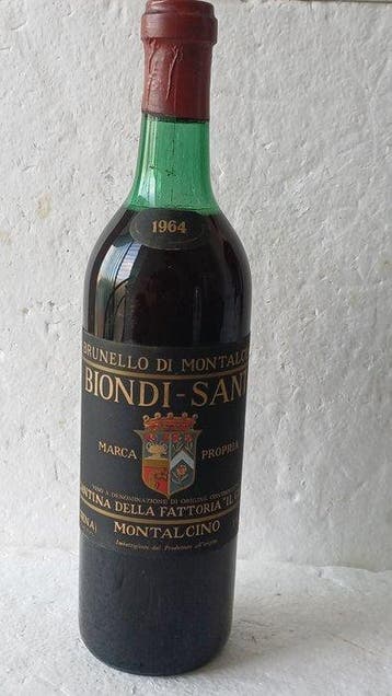 1964 Biondi Santi Tenuta Greppo - Brunello di Montalcino - 1, Nieuw