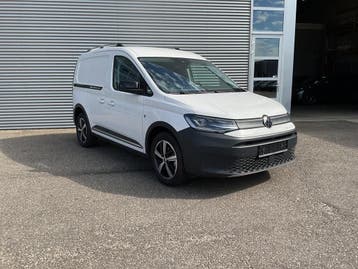 Volkswagen Caddy Cargo 2.0 TDI 100 pk Pan Americana LED/ 2x, Stof, Gebruikt, Volkswagen, Wit