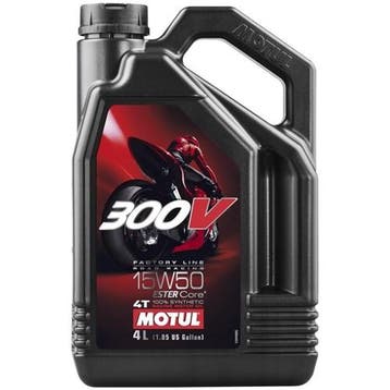Motul 15W50 300V Fl 4L Motorolie, Verzenden, Nieuw