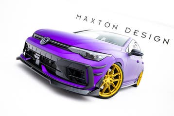 Voorspoiler V.4 Volkswagen Golf R Mk8 Facelift, Ophalen of Verzenden, Nieuw