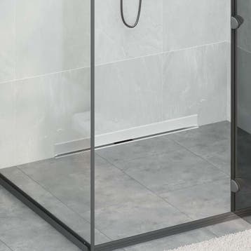 vidaXL Wandgemonteerde Douche Afvoer Zilver 80 cm Roestvrij, Verzenden, Nieuw