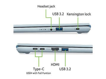 Acer - Aspire Go 15 Ag15-72p-58mp - 15.6 inch - Snow Blue, Beeldschermdiagonaal (cm/inch)->39.6 cm / 15.6 inch, Verzenden, Minder dan 2 Ghz