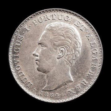 Portugal. D. Luís I (1861-1889). 500 Reis 1864 - Rara - Free, Postzegels en Munten, Munten | Europa | Niet-Euromunten