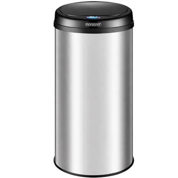 Sensor afvalbak Zilver roestvrij staal 30 liter (Huishouden), Verzenden, Nieuw