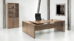 Executive V2  hoekbureau, 230x172cm, midden eiken, Overige plaatsen, Ophalen of Verzenden, Nieuw in verpakking, Bureau