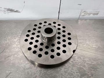 RVS Plaat voor gehaktmolen maat 32 6 mm 230V Slagerij Horeca, Ophalen of Verzenden, Nieuw in verpakking