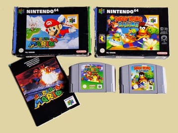Nintendo - N64 - Super Mario 64 + Diddy Kong Racing -, Nieuw