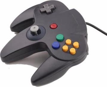 Nintendo 64 Controller Zwart Origineel (N64 Accessoires), Spelcomputers en Games, Ophalen of Verzenden, Zo goed als nieuw