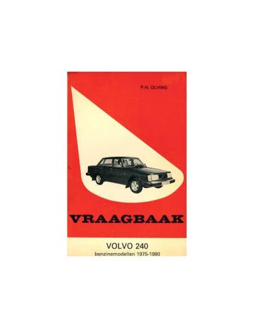 1975 - 1980 VOLVO 240 BENZINE VRAAGBAAK NEDERLANDS, Auto diversen