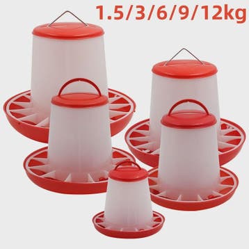 Automatische Kip Voerbak 1.5kg tot 12kg - Kippen, Duiven, Kw, Verzenden, Nieuw