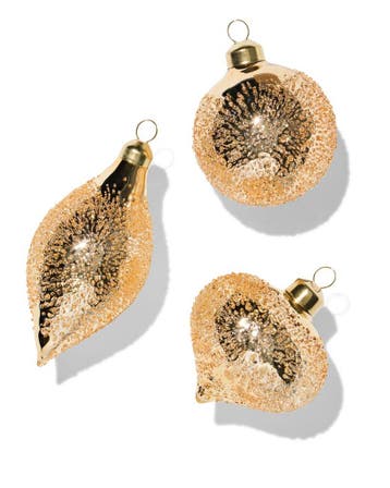 HEMA Kerstballen glas goud - 3 stuks, Verzenden, Nieuw