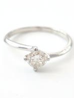 Verlovingsring - 14 karaat Witgoud - 0.52ct. tw. Geel