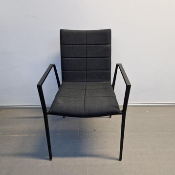 Lammhults kantoorstoel - donkergrijze stof (alleen per set), Huis en Inrichting, Stoelen, Ophalen of Verzenden, Nieuw