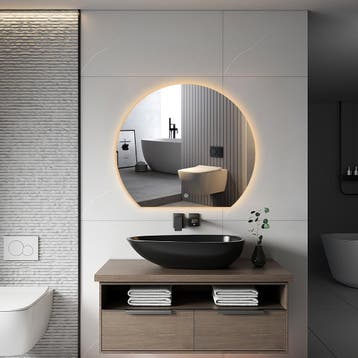 Badkamerspiegel met LED Verlichting en Verwarming 100cm -, Huis en Inrichting, Ophalen of Verzenden, Nieuw
