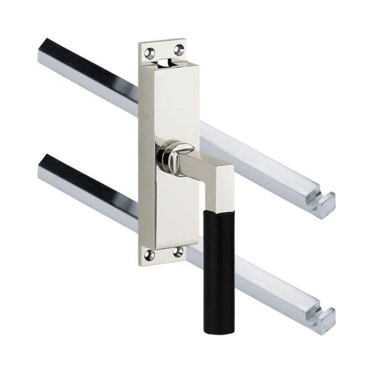 Kruk-espagnolet Bauhaus ebben rechts glans nikkel inclusief, Doe-het-zelf en Verbouw, Deuren en Horren, Verzenden