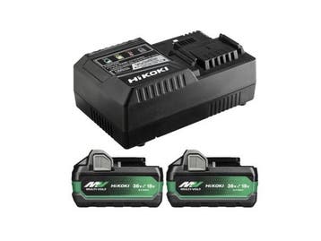 Veiling - Hikoki accu en lader boosterpack 36V MultiVolt, Nieuw