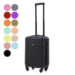 BlockTravel Reiskoffer - 29 liter - XS - TSA  ABS Zwart, Wieltjes, Hard kunststof, Verzenden, Nieuw