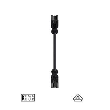 Wieland GST18I3 Koppelsnoer 1,5 MM² 3 meter zwart, Ophalen of Verzenden, Nieuw