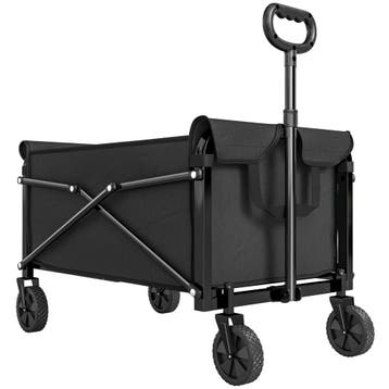 80L Festivalwagen Op Wielen, Compacte Opvouwbare Tuinwagen M, Verzenden, Nieuw