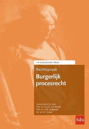 Rechtspraak Burgerlijk procesrecht / Rechtspraakreeks, Verzenden, Zo goed als nieuw