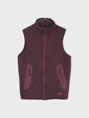 ARCTERYX Fleece Vest Heren maat  Burgundy, Kleding | Heren, Overige maten, Ophalen of Verzenden, Zo goed als nieuw, ARCTERYX