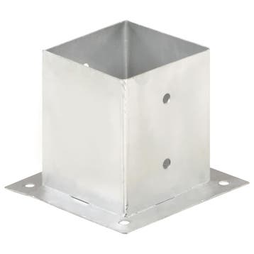 vidaXL Paalankers 4 st 121 mm gegalvaniseerd metaal, Tuin en Terras, Verzenden, Nieuw