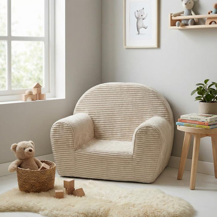 LINCOL kinderfauteuil | Corduroy | A-kwaliteit | Beste Prijs, Huis en Inrichting, Fauteuils, 50 tot 75 cm, Minder dan 75 cm, Nieuw
