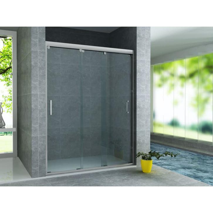 ALO NIS SCHUIFDEUR 3-DELIGE (118/120X200CM) (Douchedeuren), Doe-het-zelf en Verbouw, Sanitair, Nieuw, Ophalen of Verzenden