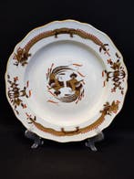 Meissen - Bord - Ø 25,4 cm antiker großer Teller Brauner